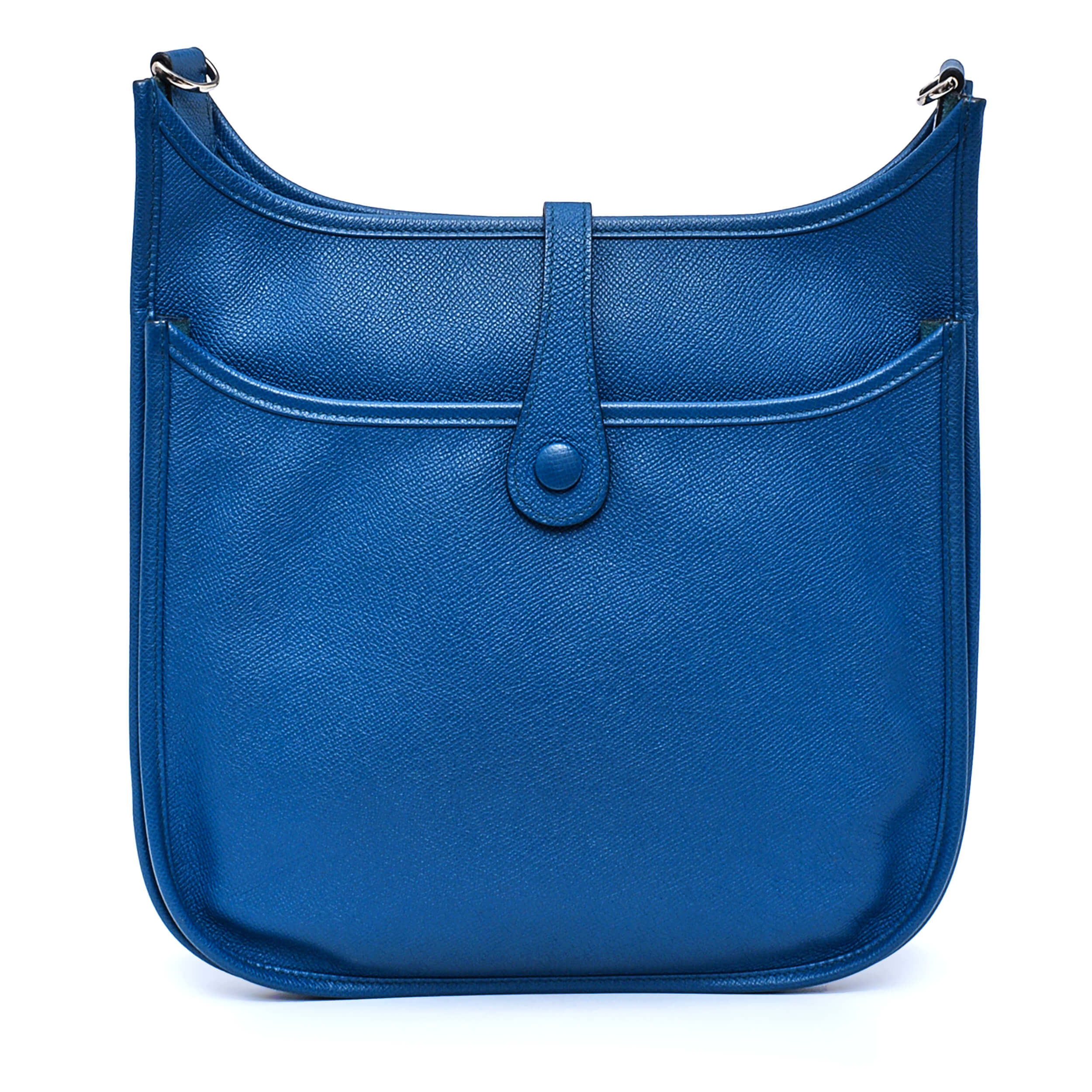 Hermes - Blue Jean Epsom Leather Evelyne 29 Bag